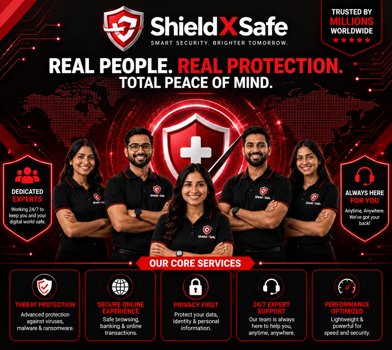 ShieldX Safe Antivirus Customer Support Team