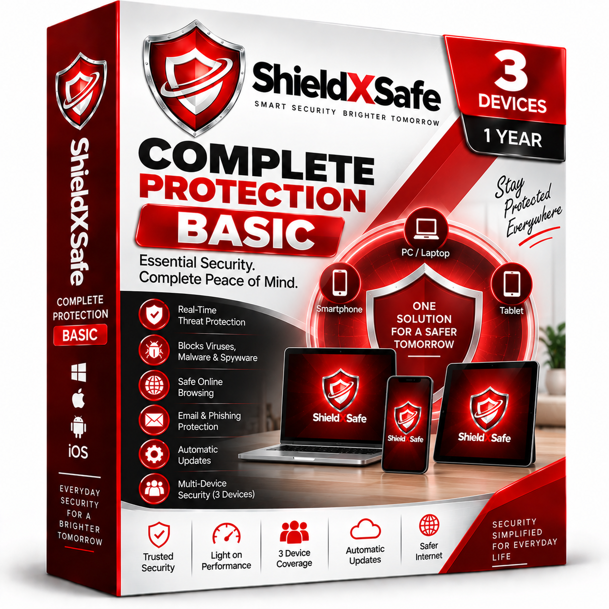 ShieldX Safe Complete Protection Basic